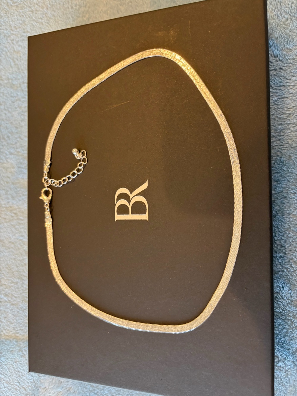 Banana Republic Silver Mesh Choker Necklace